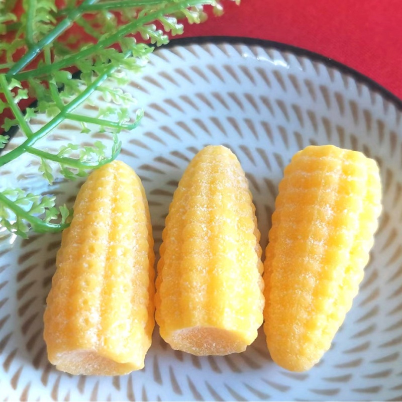 Sweet corn soft candies