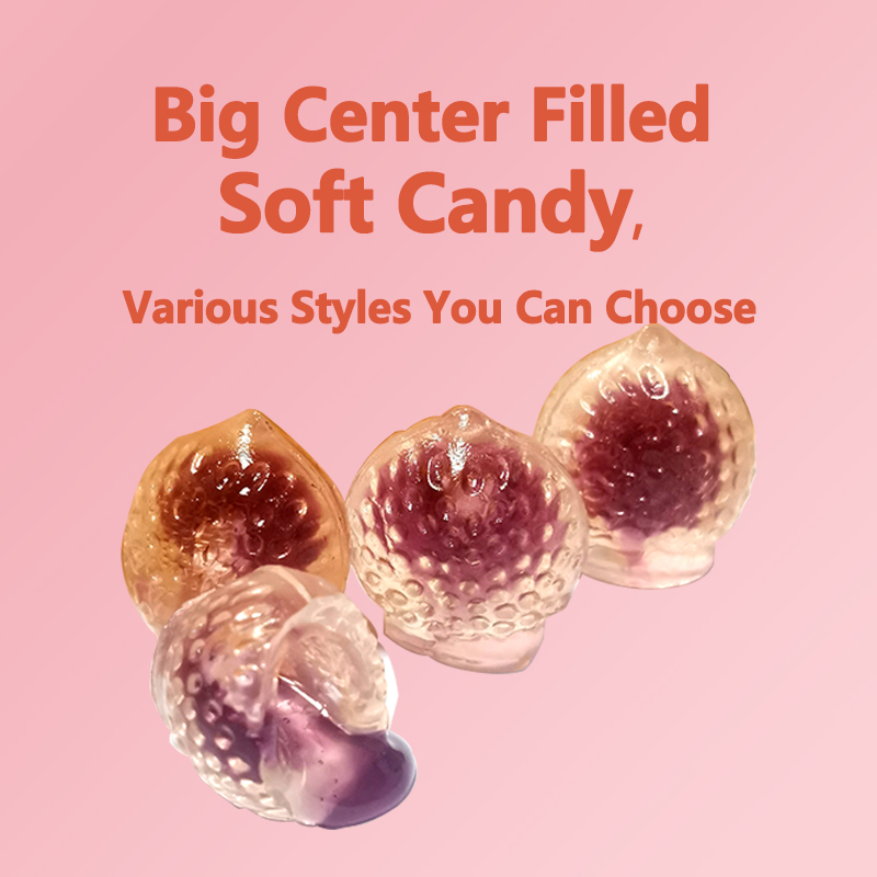 Big Center Filled Soft Candy,  Various Styles You Can Choose