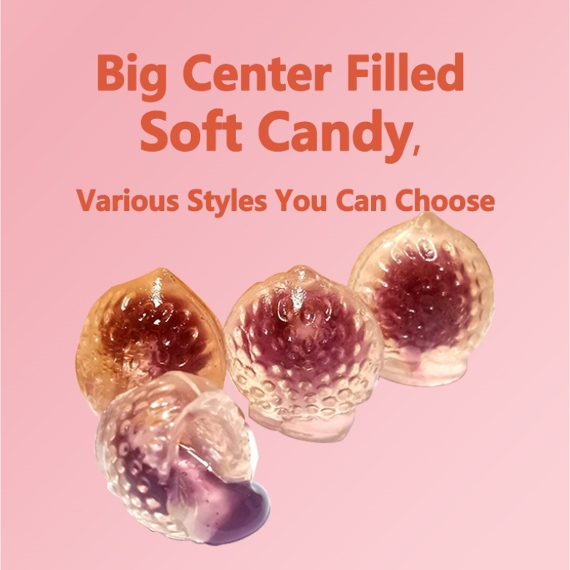 Big Center Filled Soft Candy,  Various Styles You can Choose