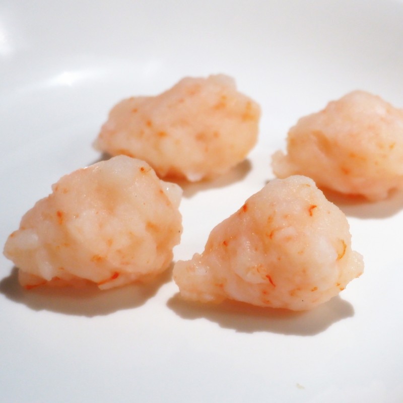 Mashed shrimp balls Application